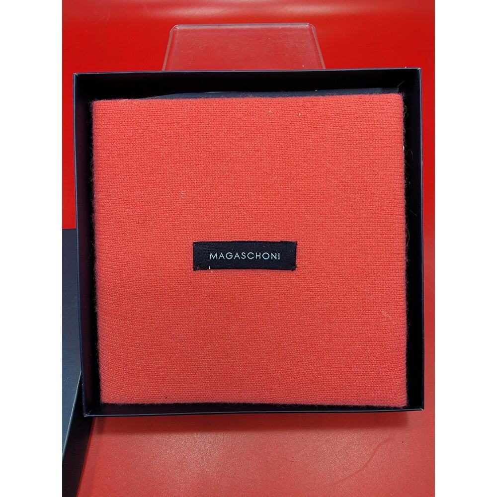 Magaschoni Cashmere Pink Covered Journal Notepad In Box